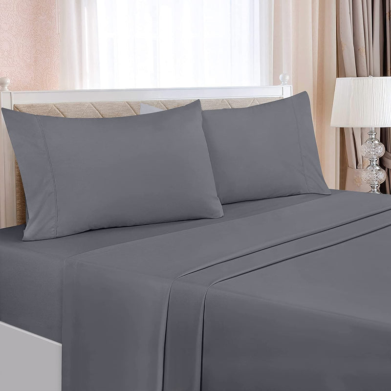 Utopia Bedding Queen Bed Sheets Set - 4 Piece Bedding - Brushed Microfiber - Shrinkage and Fade Resistant - Easy Care (Queen, Grey) - Premium bedding from Visit the Utopia Bedding Store - Just $16.99! Shop now at Handbags Specialist Headquarter