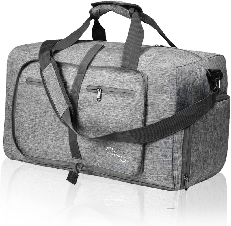 Felipe Varela 65L Duffle Bag with Shoes Compartment and Adjustable Strap,Foldable Travel Duffel Bags for Men Women,Waterproof Duffel Bags - Premium Travel Duffels from Visit the Felipe Varela Store - Just $35.99! Shop now at Handbags Specialist Headquarter