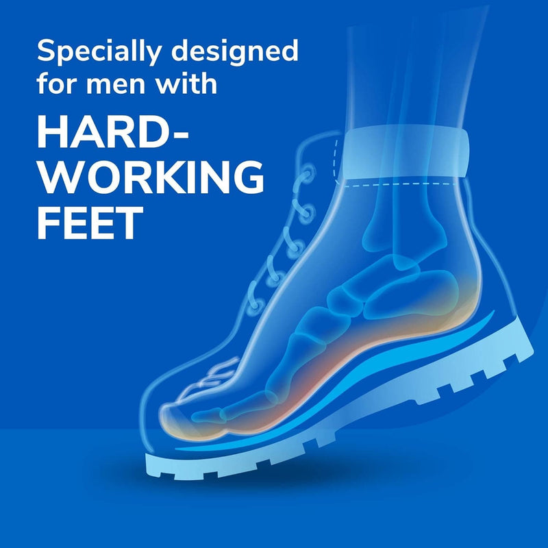 Dr. Scholl's Work Massaging Gel Advanced Insoles for Men Shoe Inserts - Premium Shoe Insoles from Visit the Dr. Scholl's Store - Just $30.99! Shop now at Handbags Specialist Headquarter
