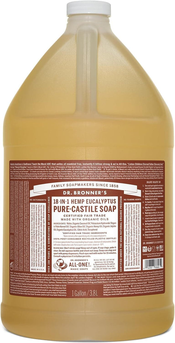 Dr. Bronner's - Pure-Castile Liquid Soap (Baby Unscented, 8 Fl Oz) - Premium Soaps from Visit the Dr. Bronner's Store - Just $12.99! Shop now at Handbags Specialist Headquarter