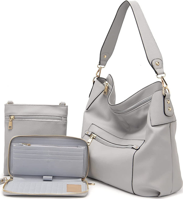 Large Crossbody Bags Ladies Shoulder Handbags Purse Wallet Set - Premium Handbags from Visit the Idesort Store - Just $60.99! Shop now at Handbags Specialist Headquarter