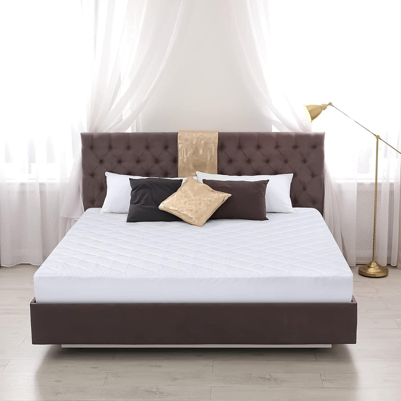 Utopia Bedding Quilted Fitted Mattress Pad (Queen) - Elastic Fitted Mattress Protector - Mattress Cover Stretches up to 16 Inches Deep - Machine Washable Mattress Topper - Premium Bedding from Visit the Utopia Bedding Store - Just $22.99! Shop now at Handbags Specialist Headquarter