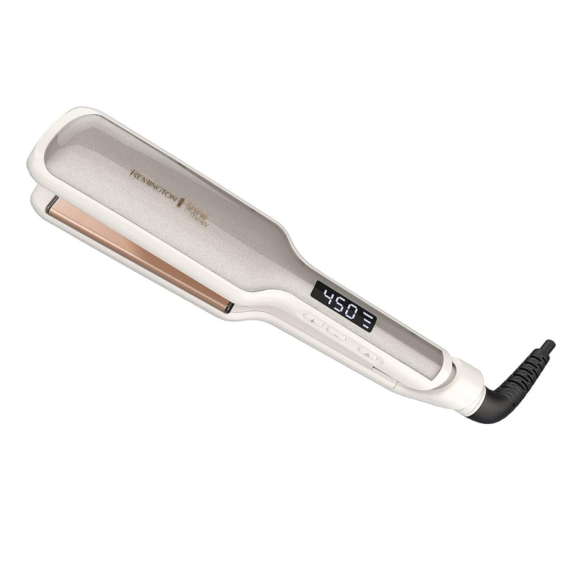 Remington Shine Therapy 1 inch Hair Straightener Iron, Flat Iron for Hair Infused with Argan Oil & Keratin, Professional Ceramic Flat Iron for Less Frizz, Shinier & Smoother Hair, Hair Styling Tools - Premium Hair Accessories from Visit the Remington Store - Just $39.99! Shop now at Handbags Specialist Headquarter