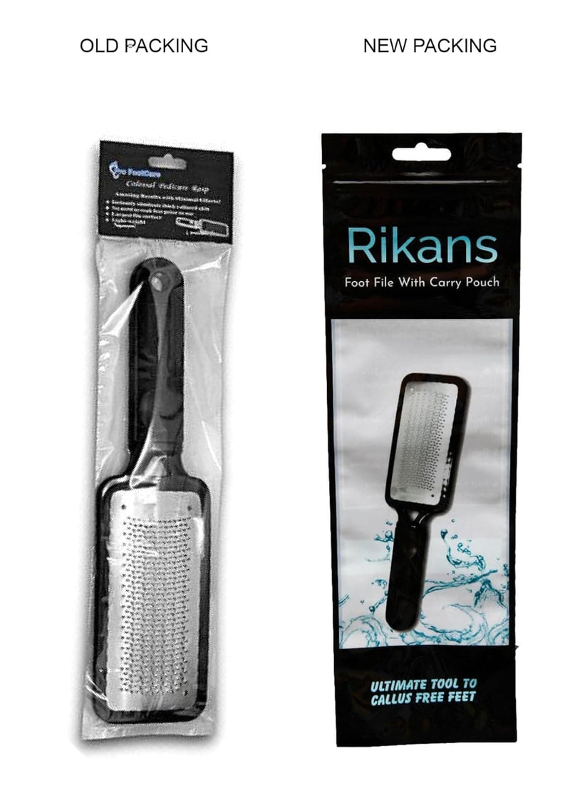 Colossal Foot rasp Foot File and Callus Remover. Best Foot Care Pedicure Metal Surface Tool to Remove Hard Skin. Can be Used on Both Wet and Dry feet, Surgical Grade Stainless Steel File - Premium Hand, Foot & Nail Tools from Visit the Rikans Store - Just $15.99! Shop now at Handbags Specialist Headquarter