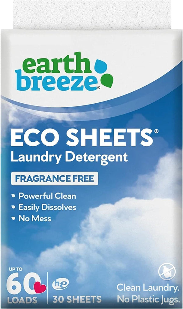 Earth Breeze Laundry Detergent Sheets - Fresh Scent - No Plastic Jug (60 Loads) 30 Sheets, Liquidless Technology… - Premium Laundry Detergent from Brand: Earth Breeze - Just $25.99! Shop now at Handbags Specialist Headquarter