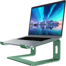 SOUNDANCE Laptop Stand, Aluminum Computer Riser, Ergonomic Laptops Elevator for Desk, Metal Holder Compatible with 10 to 15.6 Inches Notebook Computer, Silver - Premium Climate Pledge Friendly: Computers from Visit the SOUNDANCE Store - Just $52.99! Shop now at Handbags Specialist Headquarter