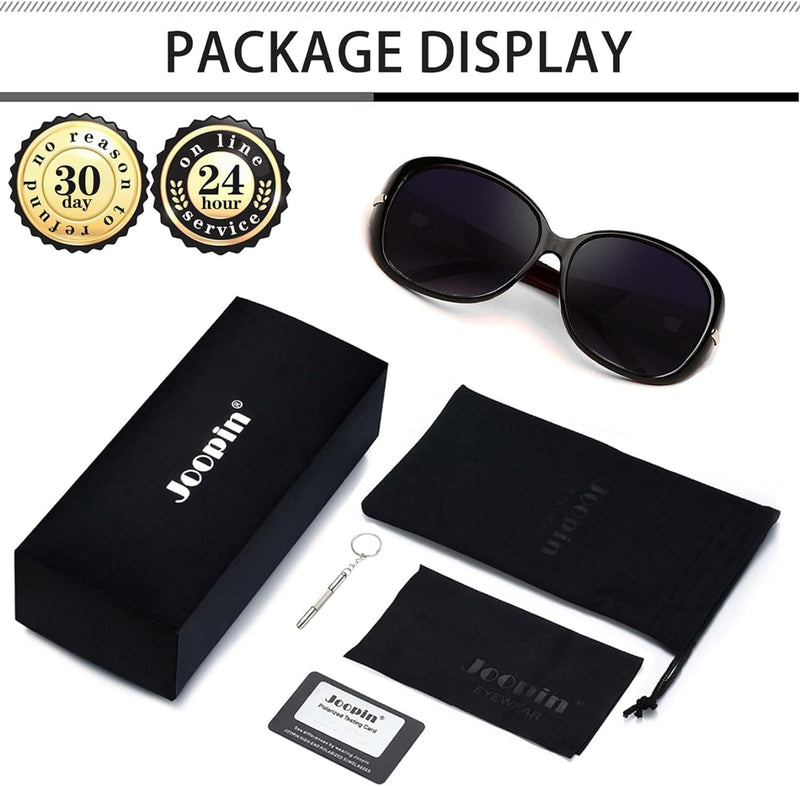 Joopin Jackie Sunglasses, Oversized Shades for Women Trendy Big Rectangle Sun Glasses Polarized UV Protection Sunnies - Premium Women's Sunglasses from Visit the Joopin Store - Just $31.99! Shop now at Handbags Specialist Headquarter