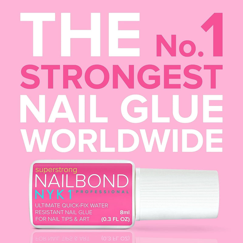 Super Strong Nail Glue For Nail Tips, Acrylic Nails and Press On Nails (8ml) NYK1 Nail Bond Brush On Nail Glue For Press On Nails Long Lasting Nail Glue For Acrylic Nails Fake Nails Tips Nail Glue Gel - Premium Foot, Hand & Nail Care from Visit the NYK1 Store - Just $20.99! Shop now at Handbags Specialist Headquarter