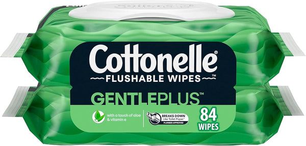 Cottonelle GentlePlus Flushable Wet Wipes with Aloe & Vitamin E, 6 Flip-Top Packs, 42 Wipes Per Pack (252 Total Wipes), Packaging May Vary - Premium Toilet Paper from Visit the Cottonelle Store - Just $12.99! Shop now at Handbags Specialist Headquarter