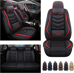 5 Seat Covers for Toyota RAV4 2011-2024 Nappa Leather Car Seat Covers Waterproof and Dustproof Car Seat Protectors Comfort Car Seat Covers with Airbag（Luxury，Black） - Premium Auto accessories from Visit the TNOKDY Store - Just $280.99! Shop now at Handbags Specialist Headquarter
