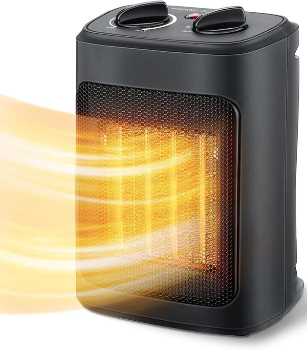 Space Heater, 1500W Electric Heaters Indoor Portable with Thermostat, PTC Fast Heating Ceramic Room Small Heater with Heating and Fan Modes for Bedroom, Office and Indoor Use - Premium Heaters from Visit the Aikoper Store - Just $44.99! Shop now at Handbags Specialist Headquarter