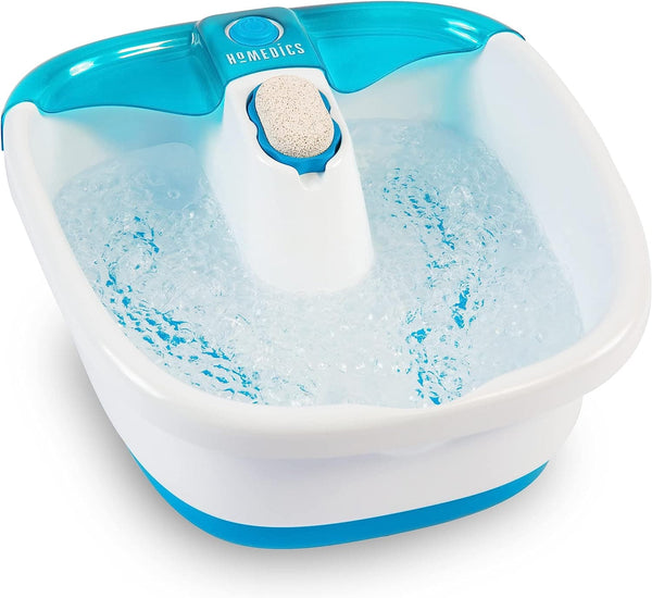 HoMedics Bubble Mate Foot Spa, Toe Touch Controlled Foot Bath with Invigorating Bubbles and Splash Proof, Raised Massage nodes and Removable Pumice Stone - Premium Hand, Foot & Nail Tools from Visit the Homedics Store - Just $47.99! Shop now at Handbags Specialist Headquarter