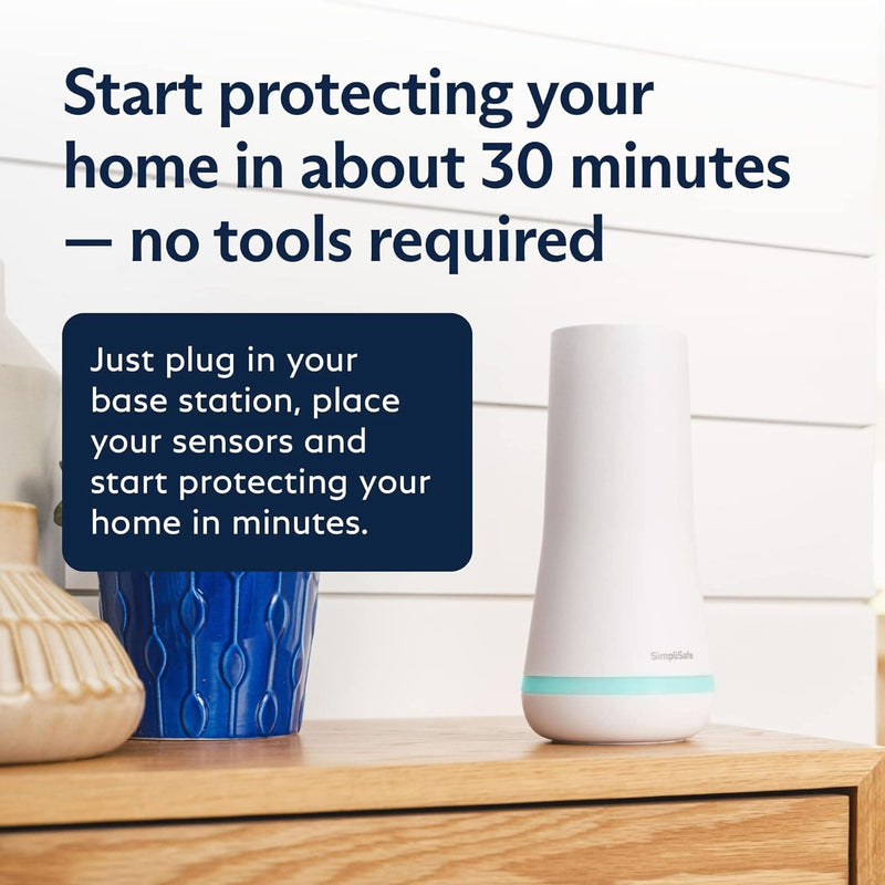 SimpliSafe 12 Piece Wireless Home Security System w/HD Camera - Optional 24/7 Professional Monitoring - No Contract - Compatible with Alexa and Google Assistant, White - Premium Home Security from Visit the SimpliSafe Store - Just $659.99! Shop now at Handbags Specialist Headquarter