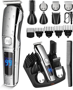 Ufree Beard Trimmer for Men, Waterproof Electric Razor Nose Hair Trimmer, Cordless Hair Clippers Shavers for Men, Mustache Body Face Beard Grooming Kit, Gifts for Men Husband Father - Premium Hair Cutting Tools from Visit the Ufree Store - Just $59.99! Shop now at Handbags Specialist Headquarter