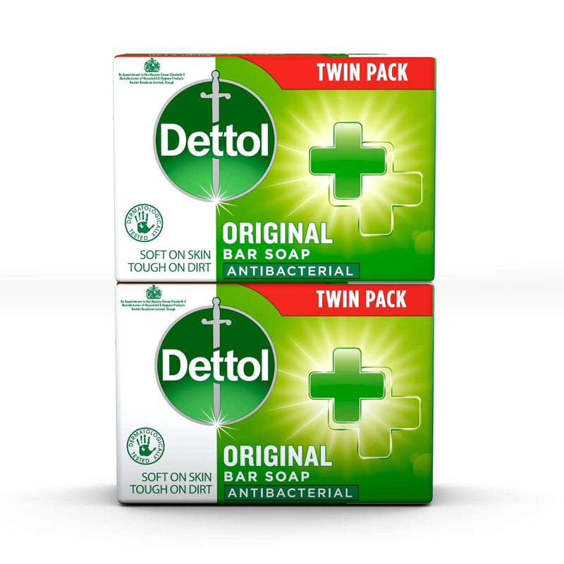 Dettol Anti Bacterial Original Soap 100g Twin Pack Dermatologically Tested - Premium Soaps from Visit the Dettol Store - Just $11.99! Shop now at Handbags Specialist Headquarter