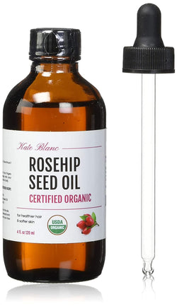 Organic Rosehip Seed Oil for Face and Skin. USDA Certified, 100% Pure, Cold Pressed. Natural Moisturizer for Acne Scars, Hair, Skin. Therapeutic AAA+ Grade (4 oz) - Premium HAIR from Visit the Kate Blanc Cosmetics Store - Just $15.99! Shop now at Handbags Specialist Headquarter