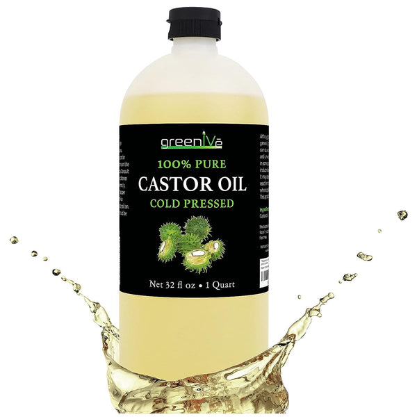 GreenIVe - 100% Pure Castor Oil - Cold Pressed - Hexane Free - Exclusively on Amazon (4 Ounce) - Premium Body Oils from Visit the GreenIVe Store - Just $15.99! Shop now at Handbags Specialist Headquarter