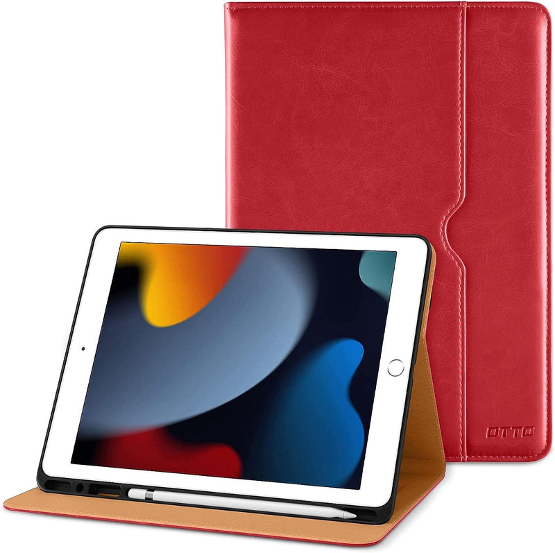 DTTO iPad 9th/8th/7th Generation 10.2 Inch Case 2021/2020/2019, Premium Leather Business Folio Stand Cover with Built-in Apple Pencil Holder - Auto Wake/Sleep and Multiple Viewing Angles, Dark Brown - Premium Climate Pledge Friendly: Computers from Visit the DTTO Store - Just $19.99! Shop now at Handbags Specialist Headquarter