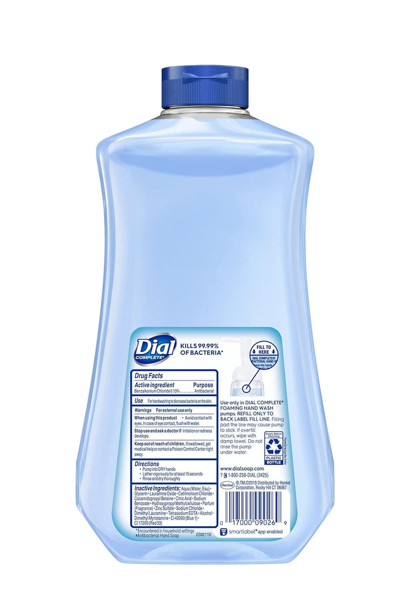 Dial Complete Antibacterial Foaming Hand Soap Refill, Spring Water, 32 Fl Oz - Premium Bathroom from Visit the Dial Store - Just $15! Shop now at Handbags Specialist Headquarter
