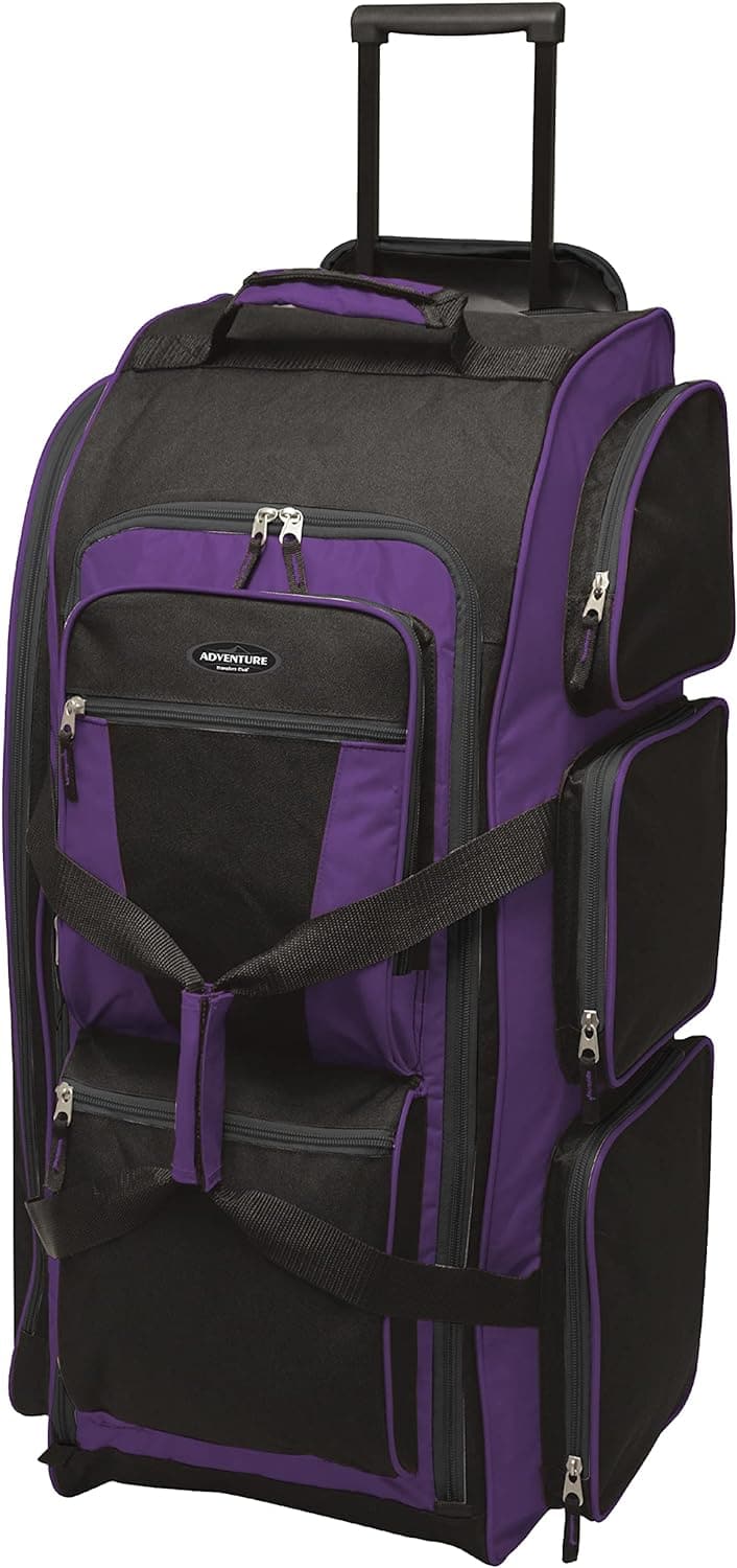 Travelers Club Xpedition 30 Inch Multi-Pocket Upright Rolling Duffel Bag - Premium Travel Duffels from Brand: Travelers Club - Just $70.99! Shop now at Handbags Specialist Headquarter