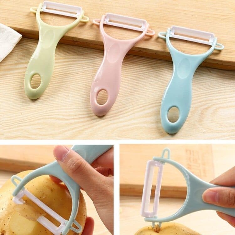 kitchen gadgets Household Ceramics Melon Fruit Function Apple Paring Knife Peel Potato Skin Scraping vegetable peeler zesters - Premium Cook from eprolo - Just $11.76! Shop now at Handbags Specialist Headquarter