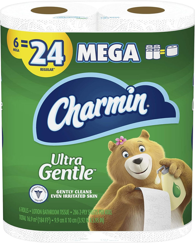 Charmin Ultra Gentle Toilet Paper, 18 Mega Rolls = 72 Regular Rolls - Premium Toilet Paper from Visit the Charmin Store - Just $24.99! Shop now at Handbags Specialist Headquarter