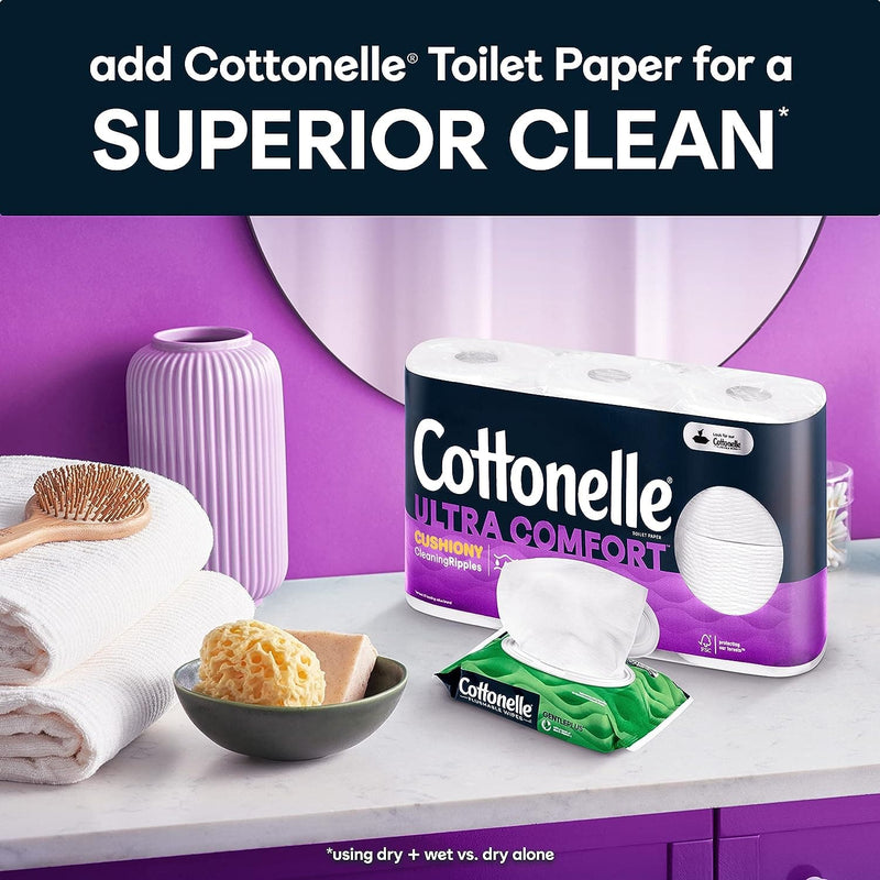 Cottonelle Ultra Comfort Toilet Paper with Cushiony CleaningRipples Texture, 24 Family Mega Rolls (24 Family Mega Rolls = 108 Regular Rolls) (4 Packs of 6), 325 Sheets per Roll, Packaging May Vary - Premium Toilet Paper from Visit the Cottonelle Store - Just $48.99! Shop now at Handbags Specialist Headquarter