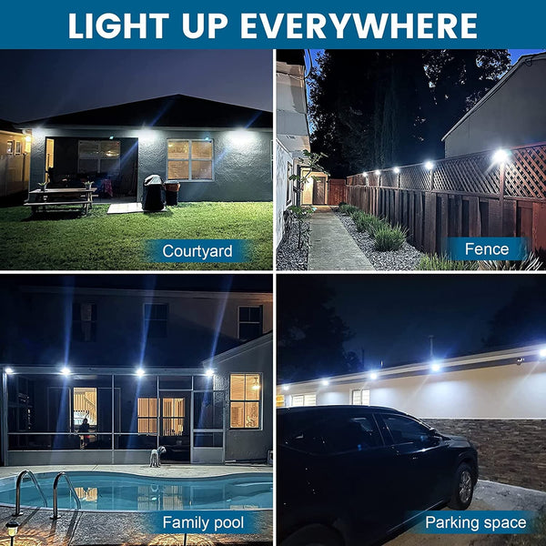 BAXIA TECHNOLOGY Solar Outdoor Lights Wireless Security Motion Sensor Outdoor Lights Solar Lights Outdoor Waterproof for Front Door,Backyard,Steps,Garage,Garden (400LM,4 Packs) - Premium DECOR from Visit the BAXIA TECHNOLOGY Store - Just $59.98! Shop now at Handbags Specialist Headquarter