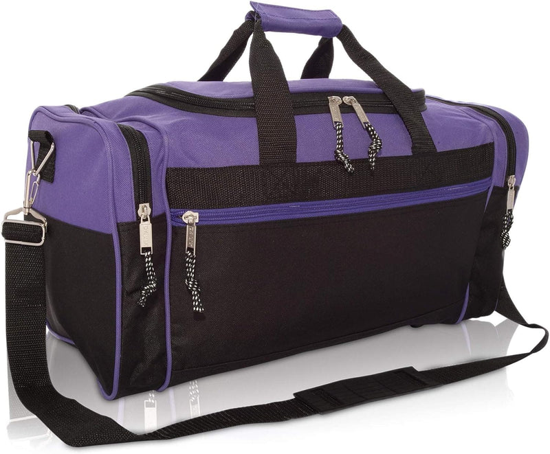 DALIX 21" Blank Sports Duffle Bag Gym Bag Travel Duffel with Adjustable Strap in Pink - Premium Travel Duffels from Visit the DALIX Store - Just $35.99! Shop now at Handbags Specialist Headquarter
