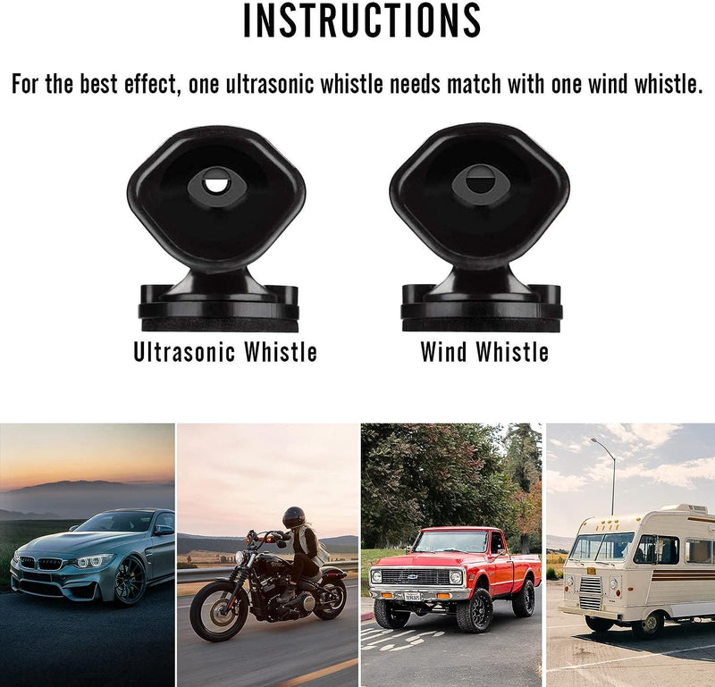 SEVEN SPARTA 4PCS Save a Deer Whistles Deer Warning Devices for Cars & Motorcycles - Premium Auto accessories from Visit the SEVEN SPARTA Store - Just $14.99! Shop now at Handbags Specialist Headquarter