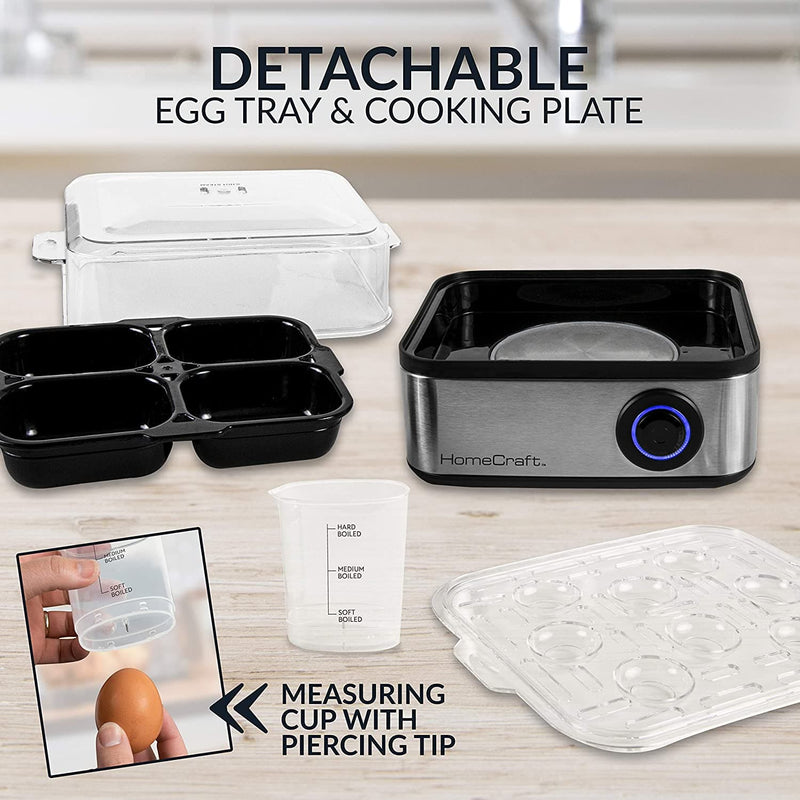 Premium Stainless Steel Electric Egg Cooker - Perfect for Egg Lovers! - Premium COOKWARE from Visit the Homecraft Store - Just $47.32! Shop now at Handbags Specialist Headquarter