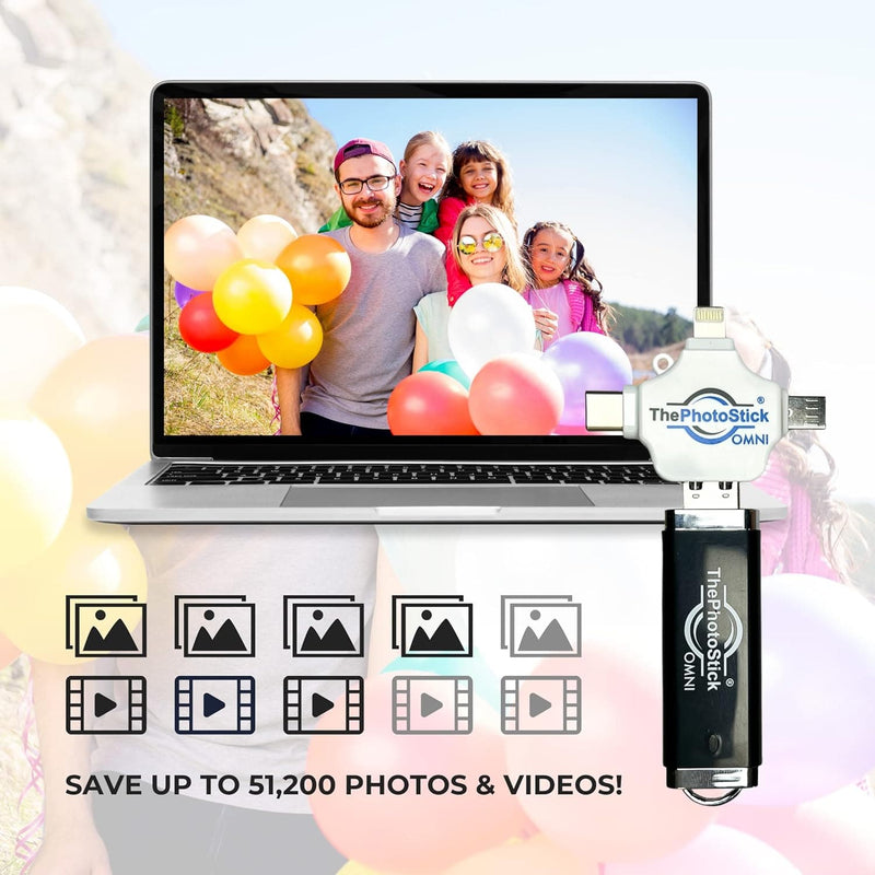 ThePhotoStick® Omni 128GB - Secure Photo & Video Backup and Transfer | USB & Multiport Connection | Integrated Software | Portable Memory | External Storage | File Save & Transfer - Premium Health Care from Visit the ThePhotoStick Store - Just $127.99! Shop now at Handbags Specialist Headquarter