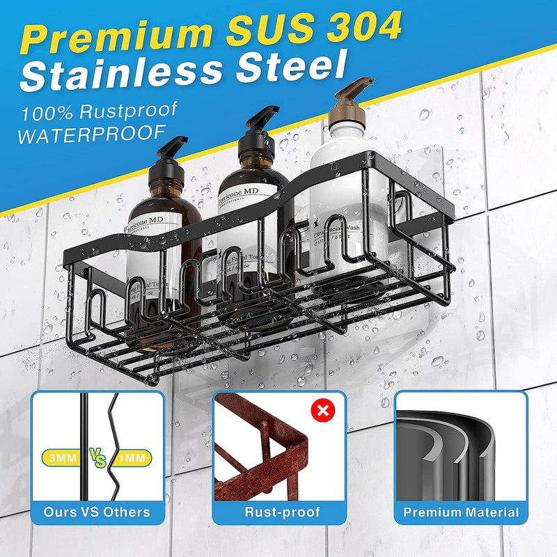 Shower Caddy 5 Pack - Rustproof Stainless-Steel Storage - Premium BATH AND BODY Towel Set from Brand: EUDELE - Just $38.48! Shop now at Handbags Specialist Headquarter