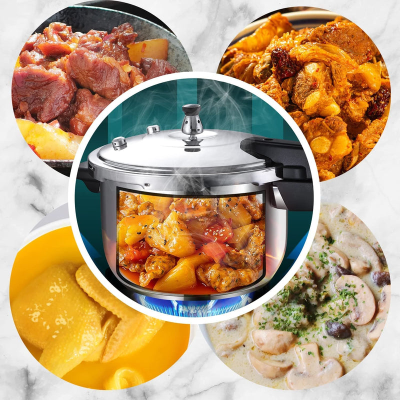 WantJoin Stainless Steel Pressure Cooker - Fast, Safe, and Versatile - Premium COOKWARE from Visit the WantJoin Store - Just $110.99! Shop now at Handbags Specialist Headquarter