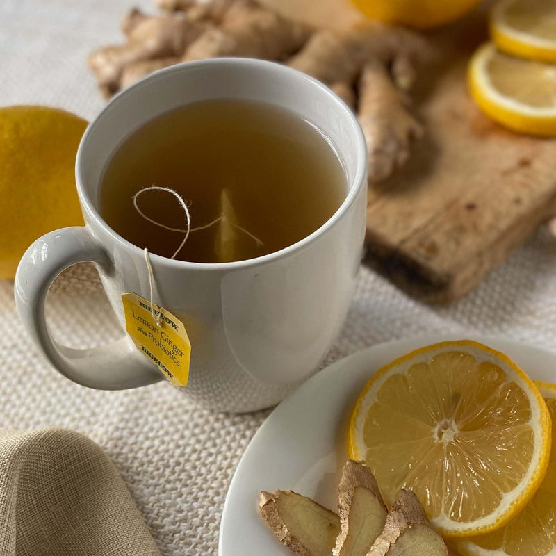 Bigelow Tea Lemon Ginger plus Probiotics Herbal Tea, Caffeine Free, 18 Count (Pack of 6), 108 Total Tea Bags - Premium Health Care from Visit the Bigelow Tea Store - Just $10.99! Shop now at Handbags Specialist Headquarter
