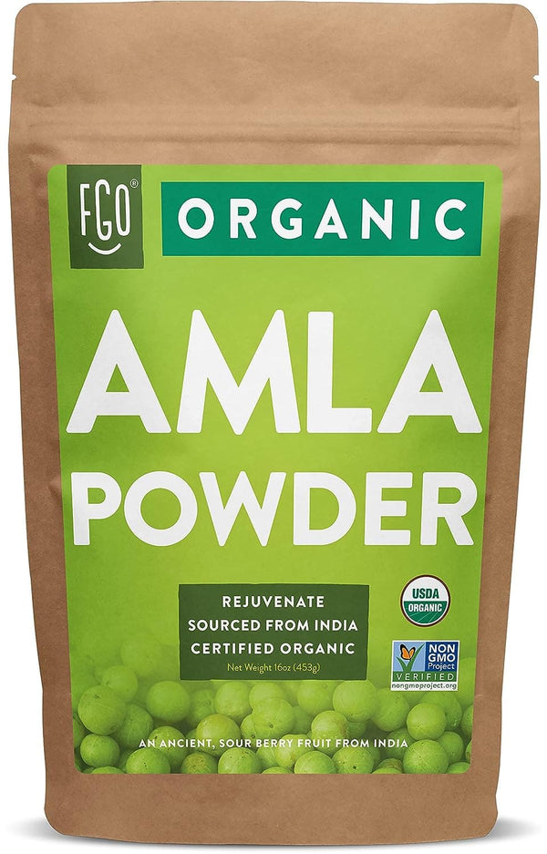 FGO Organic Amla Powder (Amalaki), 100% Raw From India, 16oz (Pack of 1) - Premium Health Care from Visit the FGO Store - Just $15.99! Shop now at Handbags Specialist Headquarter