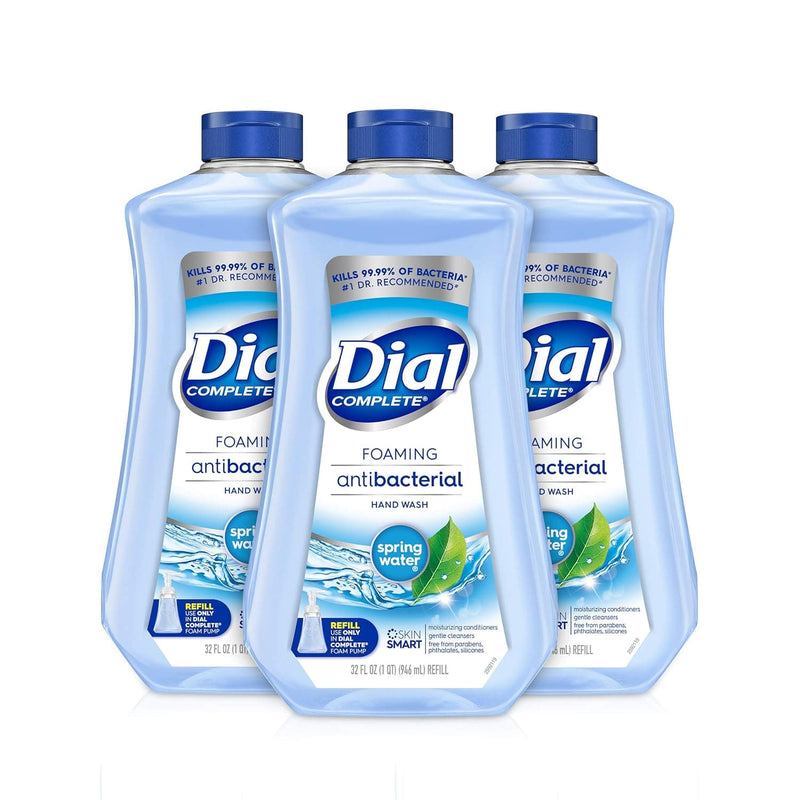 Dial Complete Antibacterial Foaming Hand Soap Refill, Spring Water, 32 Fl Oz - Premium Bathroom from Visit the Dial Store - Just $5! Shop now at Handbags Specialist Headquarter