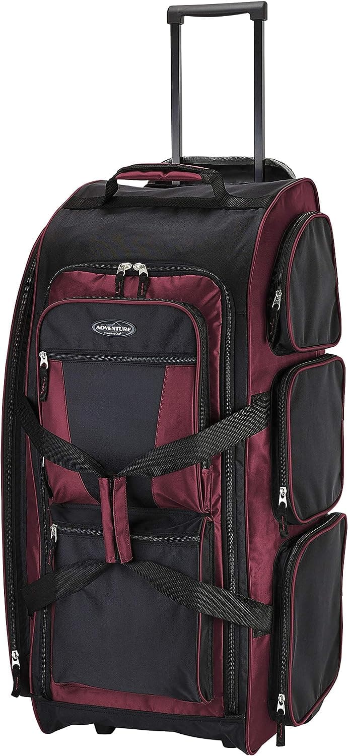 Travelers Club Xpedition 30 Inch Multi-Pocket Upright Rolling Duffel Bag - Premium Travel Duffels from Brand: Travelers Club - Just $70.99! Shop now at Handbags Specialist Headquarter