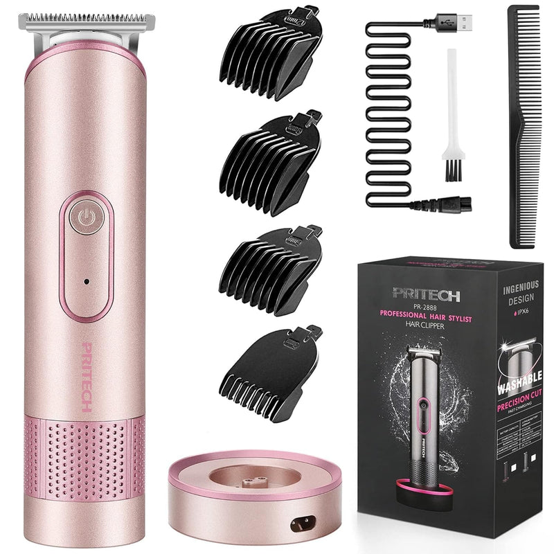 PRITECH Hair Trimmer for Men, Rechargeable Hair Clippers, Beard Trimmer, Home Haircut Kit, Cordless Barber Grooming Sets, Waterproof Body Trimmer, Groin Hair Trimmer(Black) - Premium Hair Cutting Tools from Visit the PRITECH Store - Just $31.99! Shop now at Handbags Specialist Headquarter