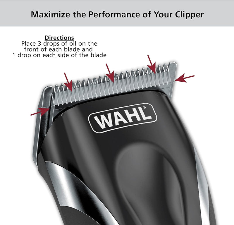 Wahl Premium Hair Clipper Blade Lubricating Oil for Clippers, Trimmers, & Blade Corrosion for Rust Prevention – 4 Fluid Ounces – Model 3310-300A - Premium Hair Cutting Tools from Visit the WAHL Store - Just $9.99! Shop now at Handbags Specialist Headquarter