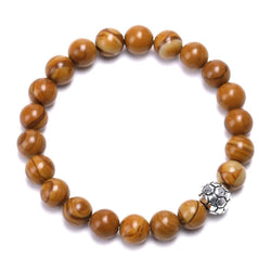 8mm Natural Beads Bracelets Football Sport Men Black Meditation Stone Women Prayer Jewelry Reiki Yoga adjustable Homme Bracelet - Handbags Specialist Headquarter