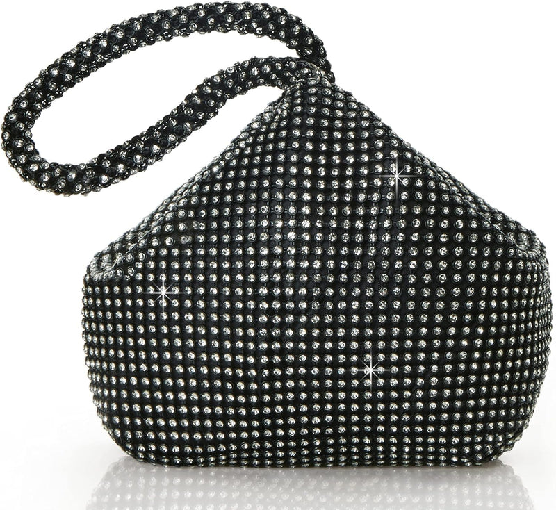 Women's Rhinestone Clutch Evening Bags Sparkly Glitter Triangle Purse for 1920s Party Prom Wedding - Premium Clutches & Evening Bags from Visit the BABEYOND Store - Just $25.99! Shop now at Handbags Specialist Headquarter