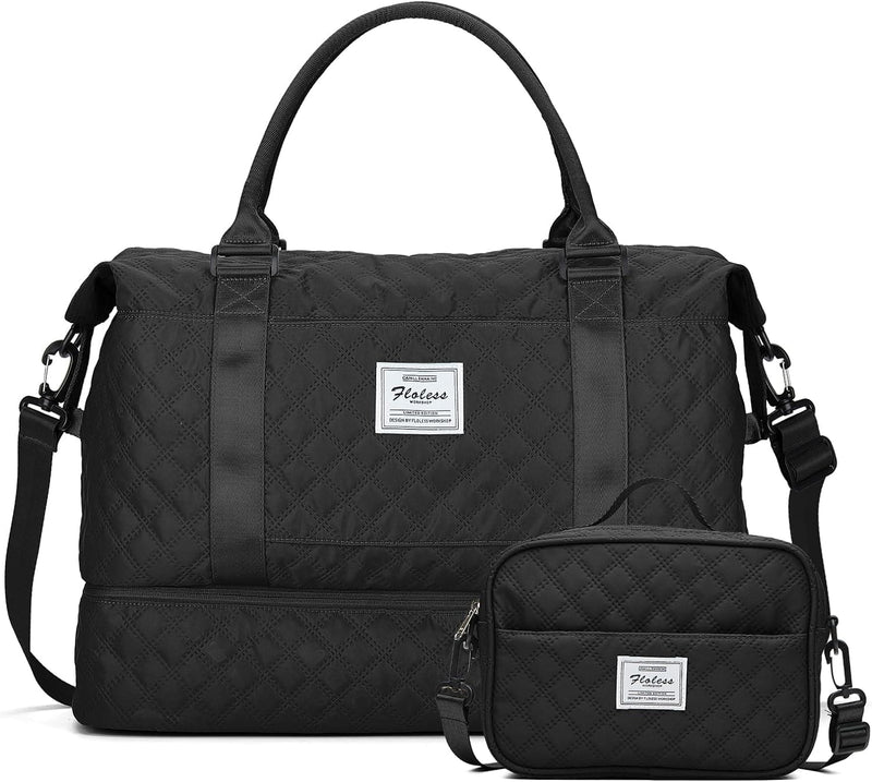 Travel Duffel Bag, Sports Tote Gym Bag, Shoulder Weekender Overnight Bag for Women - Premium BAGS AND HANDBAGS from Visit the HYC00 Store - Just $21.49! Shop now at Handbags Specialist Headquarter
