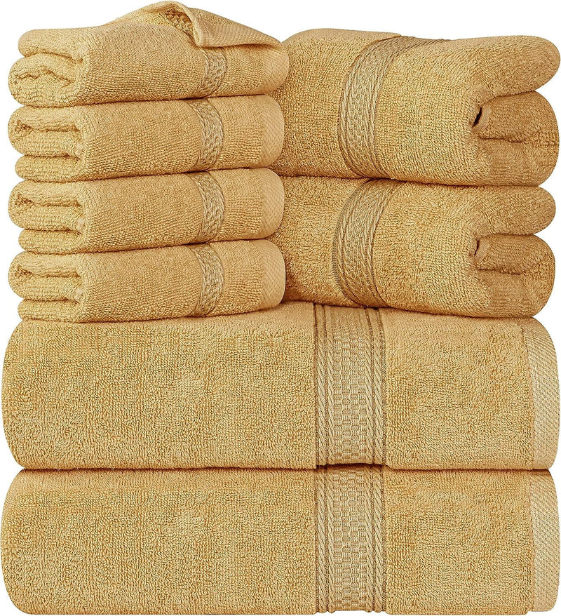 Premium 8-Piece Towel Set for Bathroom, Gym, Hotel, and Spa - Premium Bath & Shower Sets from Visit the Utopia Towels Store - Just $47.99! Shop now at Handbags Specialist Headquarter