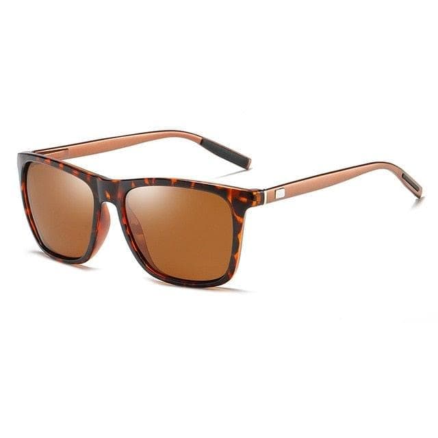 Style Polarized Sunglasses Men Women Square Frame Aluminum Magnesium Sun Glasses - Premium Men Sunglasses from eprolo - Just $17.94! Shop now at Handbags Specialist Headquarter