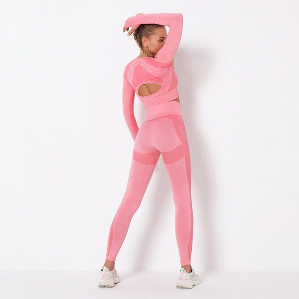 Yoga Clothing Set Sports Suit Women Sportswear Sports Outfit Fitness Set Athletic Wear Gym Seamless Workout Clothes For Women - Premium Women Suit from eprolo - Just $39.99! Shop now at Handbags Specialist Headquarter