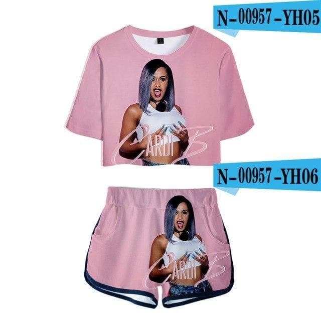 Cardi B Spring Hot Short Sleeve T-shirt - Premium  from eprolo - Just $32.34! Shop now at Handbags Specialist Headquarter
