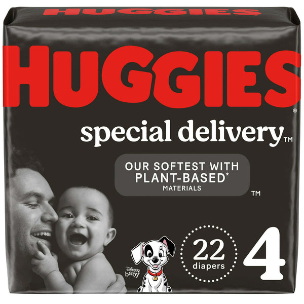 Huggies Special Delivery Hypoallergenic Baby Diapers Size 4;  22 Count - Premium Diapers from Huggies - Just $43.44! Shop now at Handbags Specialist Headquarter
