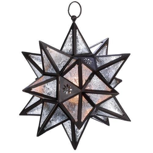 Hanging Moroccan  Star Lantern - Premium Gallery of Light from Gallery of Light - Just $61.10! Shop now at Handbags Specialist Headquarter