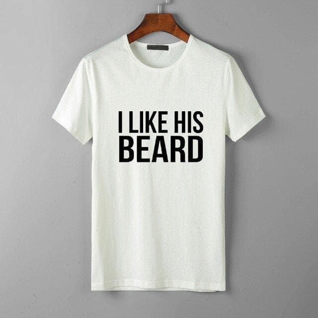 I Like his Beard I Like Her Butt Tumblr T-Shirt  His Beard & Her Butt T-shirts - Premium Women's T Shirt from eprolo - Just $16.74! Shop now at Handbags Specialist Headquarter